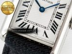 Tank Must Small SS 29mm DRF 1:1 Best Edition White Dial on Black Leather Strap Swiss Quartz - Görsel 11