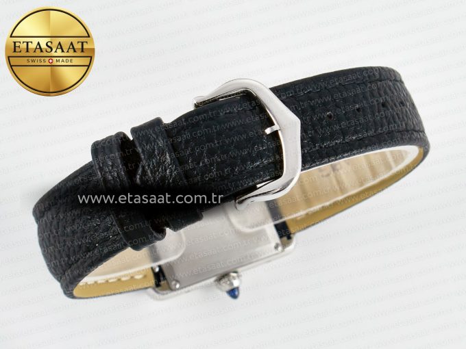 Tank Must Small SS 29mm DRF 1:1 Best Edition White Dial on Black Leather Strap Swiss Quartz - Görsel 14