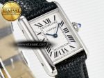 Tank Must Small SS 29mm DRF 1:1 Best Edition White Dial on Black Leather Strap Swiss Quartz - Görsel 5