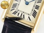 Tank Must Small YG 29mm DRF 1:1 Best Edition YG Dial on Black Leather Strap Swiss Quartz - Görsel 11