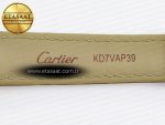 Tank Must Small YG 29mm DRF 1:1 Best Edition YG Dial on Brown Leather Strap Swiss Quartz - Görsel 19