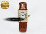 Tank Must Small YG 29mm DRF 1:1 Best Edition YG Dial on Brown Leather Strap Swiss Quartz - Görsel 3