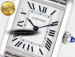 Tank Must SS 33.7mm DRF 1:1 Best Edition White Dial on SS Bracelet Jap Quartz - Görsel 10