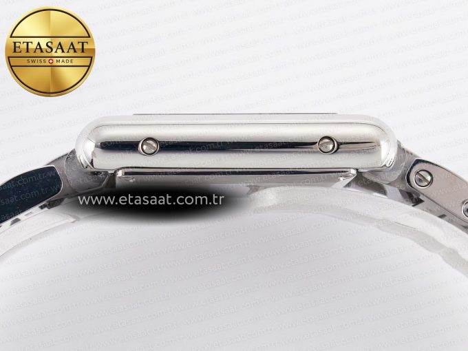 Tank Must SS 33.7mm DRF 1:1 Best Edition White Dial on SS Bracelet Jap Quartz - Görsel 12