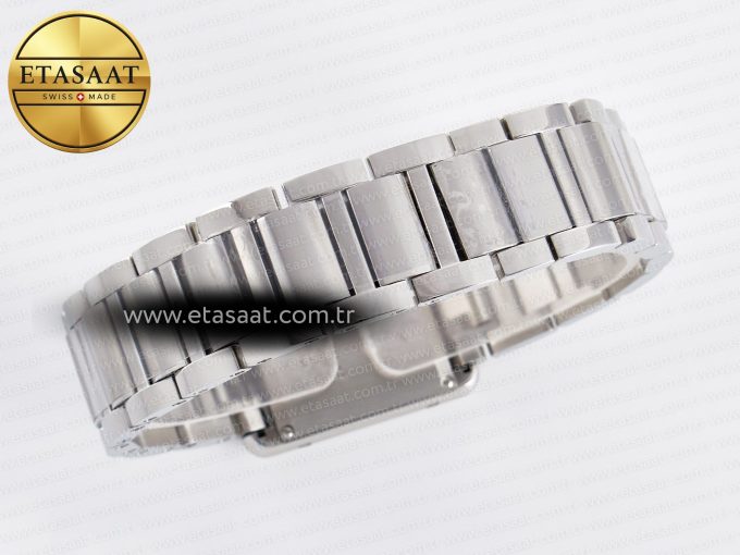 Tank Must SS 33.7mm DRF 1:1 Best Edition White Dial on SS Bracelet Jap Quartz - Görsel 14