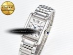 Tank Must SS 33.7mm DRF 1:1 Best Edition White Dial on SS Bracelet Jap Quartz - Görsel 2