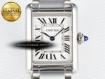 Tank Must SS 33.7mm DRF 1:1 Best Edition White Dial on SS Bracelet Jap Quartz - Görsel 4