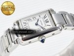 Tank Must SS 33.7mm DRF 1:1 Best Edition White Dial on SS Bracelet Jap Quartz - Görsel 6