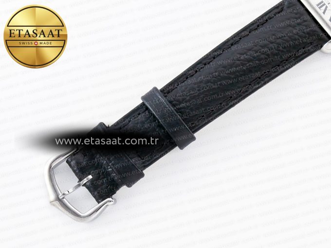 Tank Solo Ladies 28mm SS AF 1:1 Best Edition White Dial on Black Leather Strap Ronda Quartz - Görsel 17