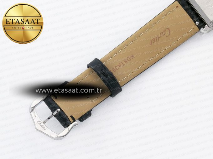 Tank Solo Ladies 28mm SS AF 1:1 Best Edition White Dial on Black Leather Strap Ronda Quartz - Görsel 18