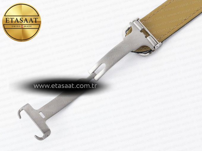 Tank Solo Ladies 33.7mm SS AF 1:1 Best Edition White Dial on Black Leather Strap Ronda Quartz - Görsel 16