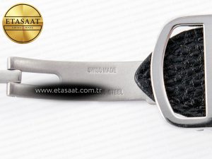 Tank Solo Ladies 33.7mm SS AF 1:1 Best Edition White Dial on Black Leather Strap Ronda Quartz - Görsel 20