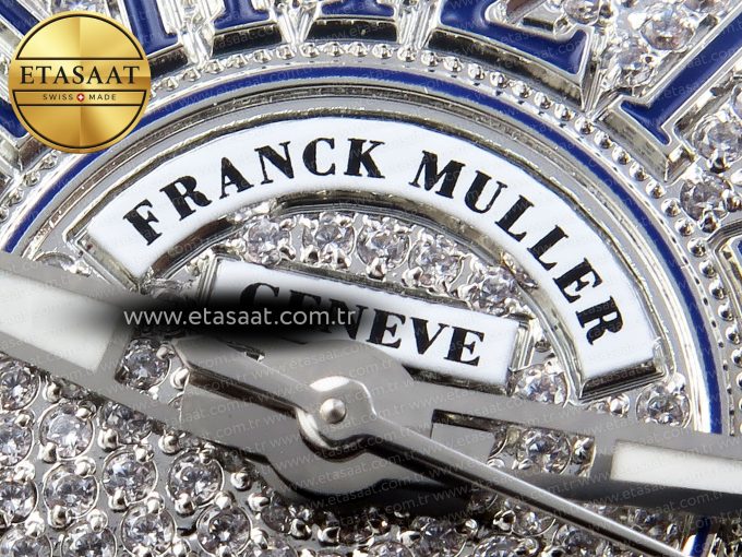 Vanguard SS Full Diamonds ABF Best Edition Diamonds Blue Dial on Diamonds Bracelet A2824 - Görsel 10