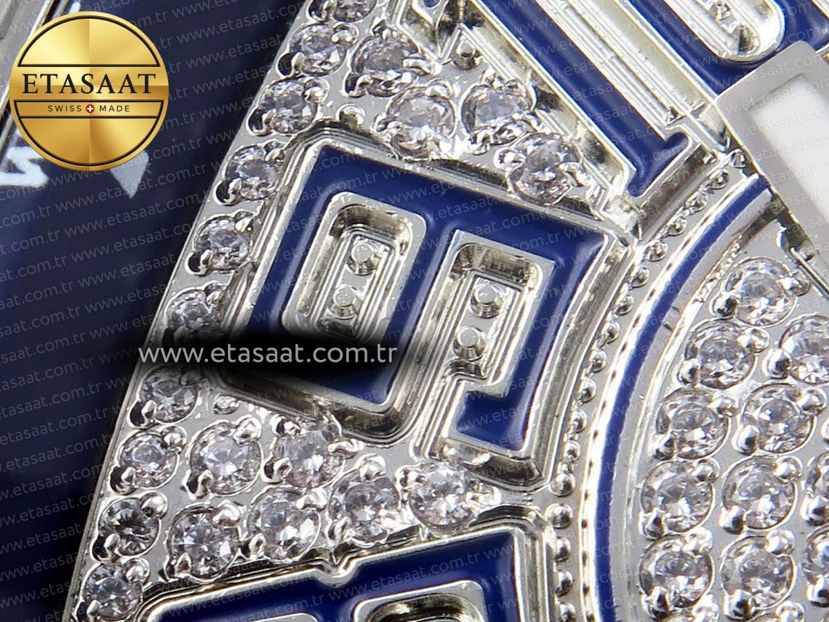 Franck Muller Diamonds Blue Dial on Diamonds A2824 - Görsel 11