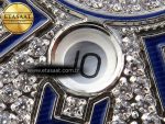 Vanguard SS Full Diamonds ABF Best Edition Diamonds Blue Dial on Diamonds Bracelet A2824 - Görsel 13