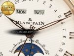 Villeret 6654 SS Complicated Function APSF 1:1 Best Edition White Dial on Leather Strap A6654 - Görsel 10