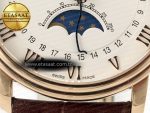 Villeret 6654 SS Complicated Function APSF 1:1 Best Edition White Dial on Leather Strap A6654 - Görsel 12