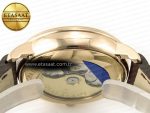 Villeret 6654 SS Complicated Function APSF 1:1 Best Edition White Dial on Leather Strap A6654 - Görsel 14
