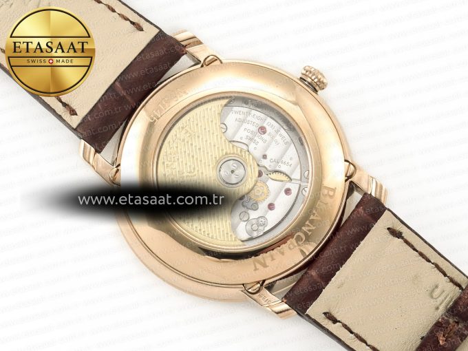 Villeret 6654 SS Complicated Function APSF 1:1 Best Edition White Dial on Leather Strap A6654 - Görsel 17