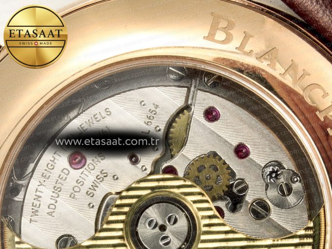 Villeret 6654 SS Complicated Function APSF 1:1 Best Edition White Dial on Leather Strap A6654 - Görsel 18