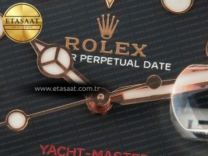 Yacht-Master 126655 ARF RG/Tungsten1:1 Best Edition on Oysterflex Rubber Strap VR3235（Gain Weight ） - Görsel 10