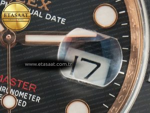 Yacht-Master 126655 ARF RG/Tungsten1:1 Best Edition on Oysterflex Rubber Strap VR3235（Gain Weight ） - Görsel 11