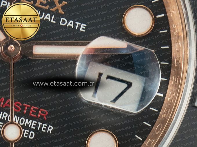 Yacht-Master 126655 ARF RG/Tungsten1:1 Best Edition on Oysterflex Rubber Strap VR3235（Gain Weight ） - Görsel 11