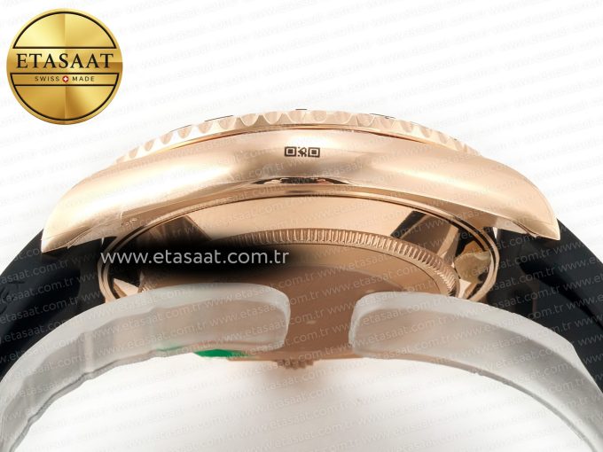 Yacht-Master 126655 ARF RG/Tungsten1:1 Best Edition on Oysterflex Rubber Strap VR3235（Gain Weight ） - Görsel 14