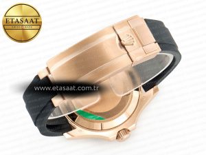 Yacht-Master 126655 ARF RG/Tungsten1:1 Best Edition on Oysterflex Rubber Strap VR3235（Gain Weight ） - Görsel 16