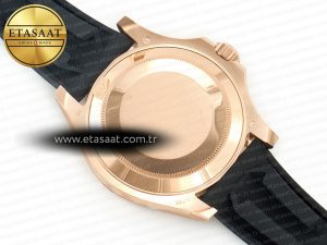 Yacht-Master 126655 ARF RG/Tungsten1:1 Best Edition on Oysterflex Rubber Strap VR3235（Gain Weight ） - Görsel 17