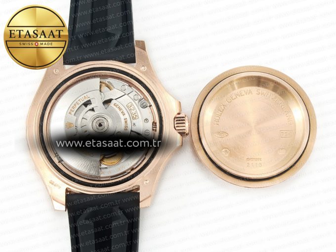 Yacht-Master 126655 ARF RG/Tungsten1:1 Best Edition on Oysterflex Rubber Strap VR3235（Gain Weight ） - Görsel 18