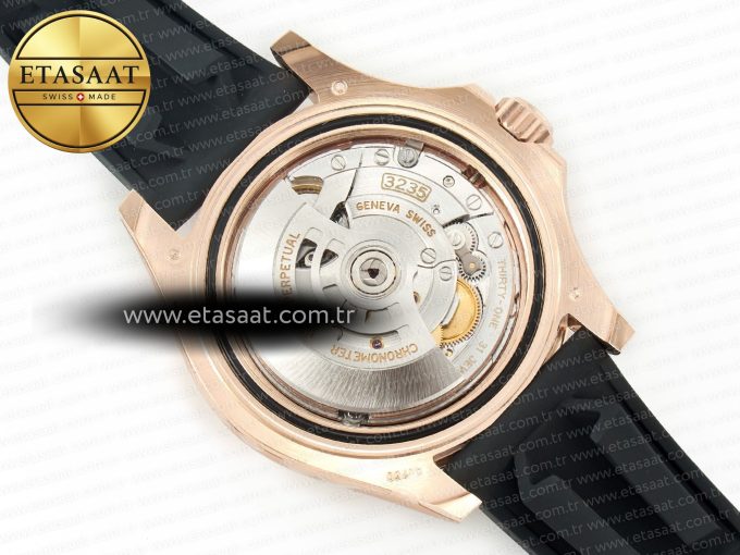 Yacht-Master 126655 ARF RG/Tungsten1:1 Best Edition on Oysterflex Rubber Strap VR3235（Gain Weight ） - Görsel 19