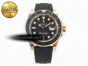 Yacht-Master 126655 ARF RG/Tungsten1:1 Best Edition on Oysterflex Rubber Strap VR3235（Gain Weight ） - Görsel 3