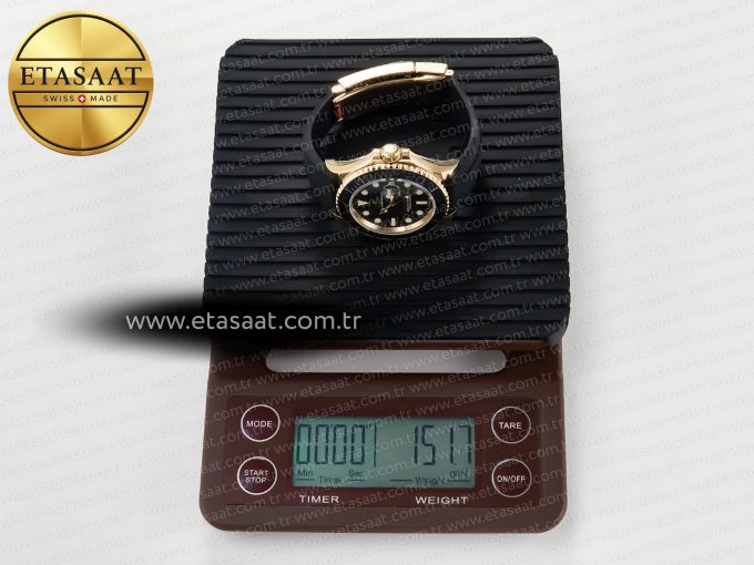 Yacht-Master 126655 ARF RG/Tungsten1:1 Best Edition on Oysterflex Rubber Strap VR3235（Gain Weight ） - Görsel 35
