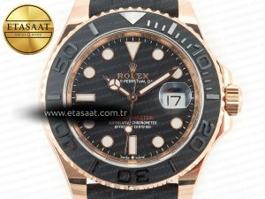 Yacht-Master 126655 ARF RG/Tungsten1:1 Best Edition on Oysterflex Rubber Strap VR3235（Gain Weight ） - Görsel 4