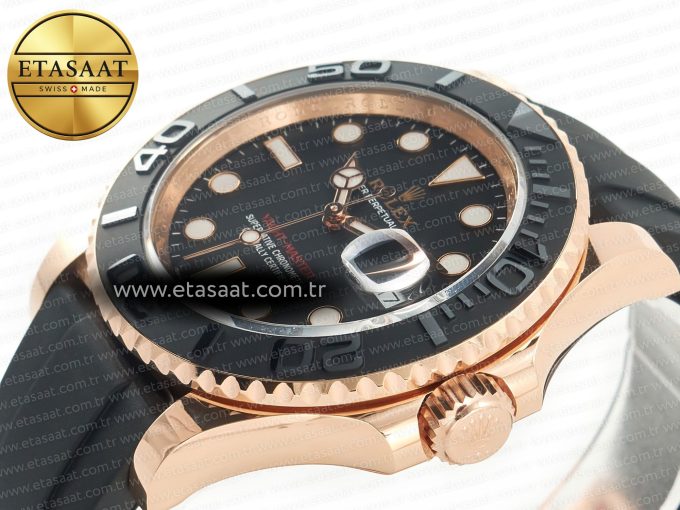 Yacht-Master 126655 ARF RG/Tungsten1:1 Best Edition on Oysterflex Rubber Strap VR3235（Gain Weight ） - Görsel 6