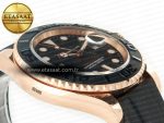 Yacht-Master 126655 ARF RG/Tungsten1:1 Best Edition on Oysterflex Rubber Strap VR3235（Gain Weight ） - Görsel 7