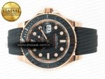 Yacht-Master 126655 ARF RG/Tungsten1:1 Best Edition on Oysterflex Rubber Strap VR3235（Gain Weight ） - Görsel 9