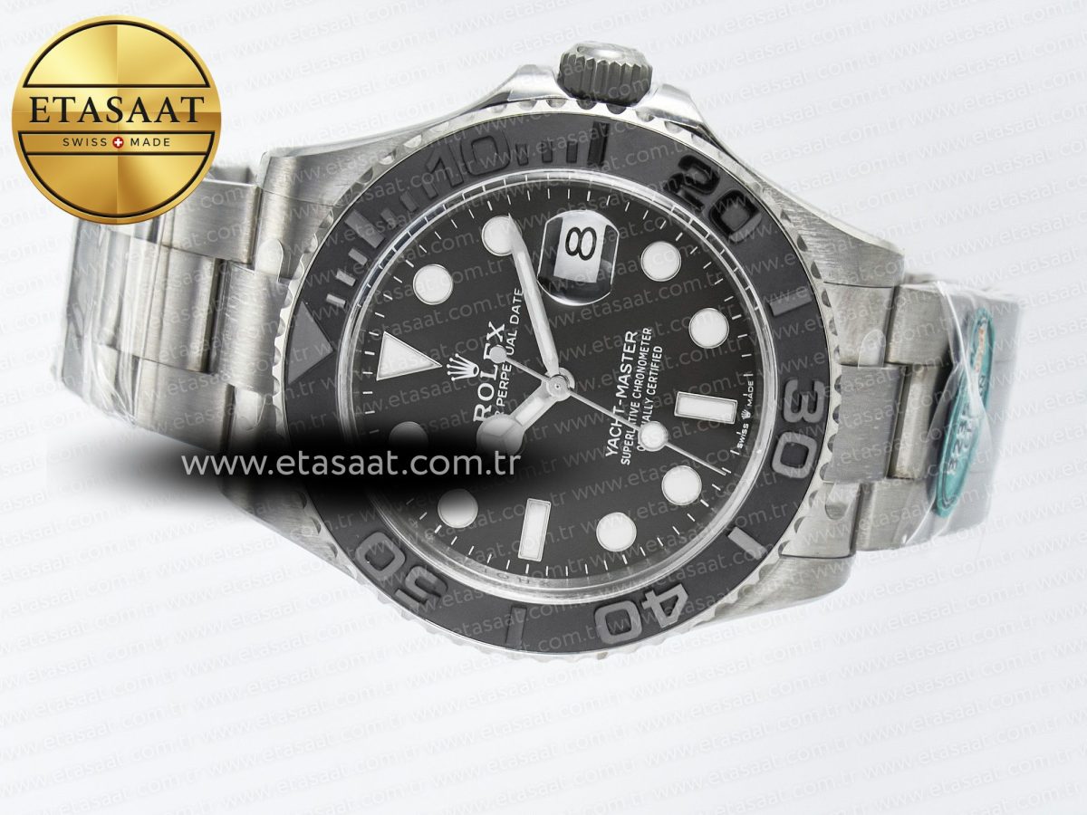 Rolex Yacht-Master 226627 Black Dial on Titanium Bracelet VR3235 - Görsel 10