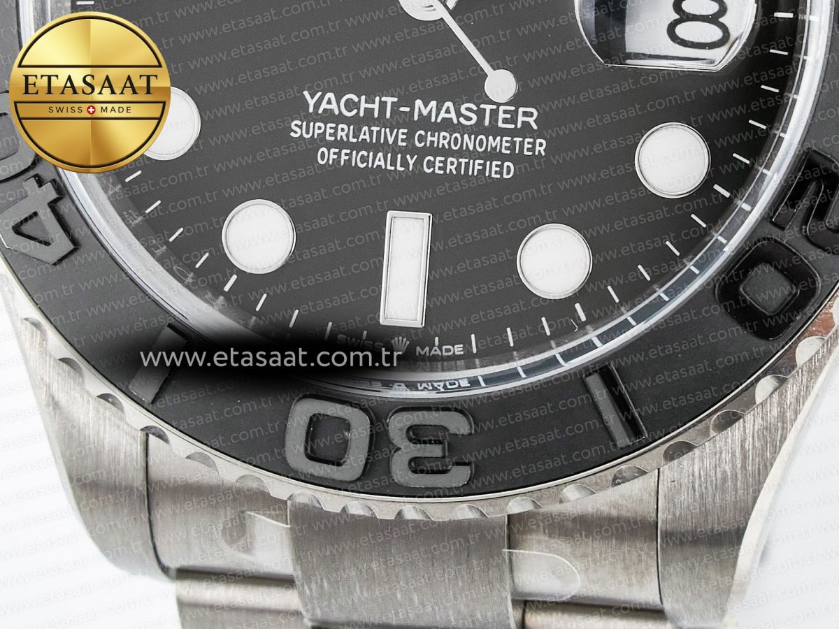 Rolex Yacht-Master 226627 Black Dial on Titanium Bracelet VR3235 - Görsel 13