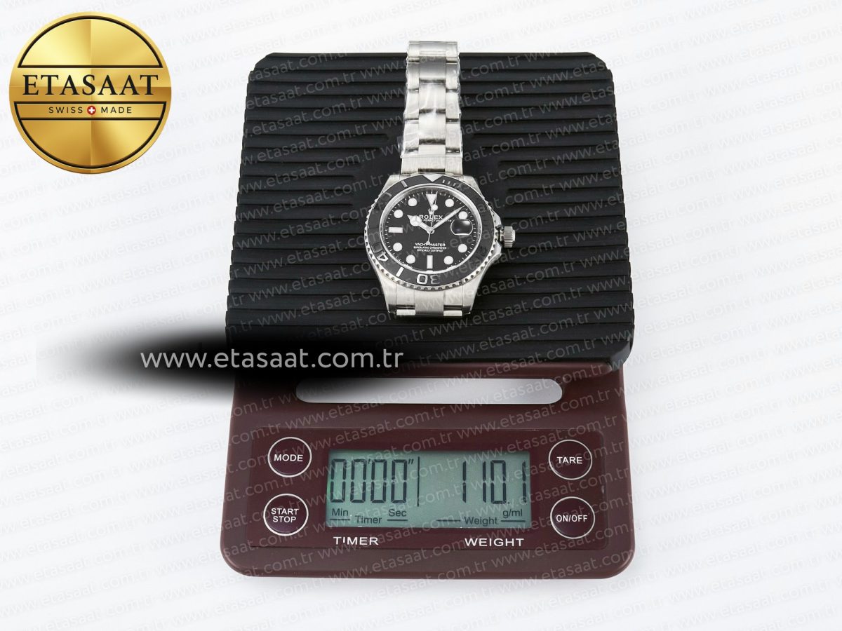 Rolex Yacht-Master 226627 Black Dial on Titanium Bracelet VR3235 - Görsel 3