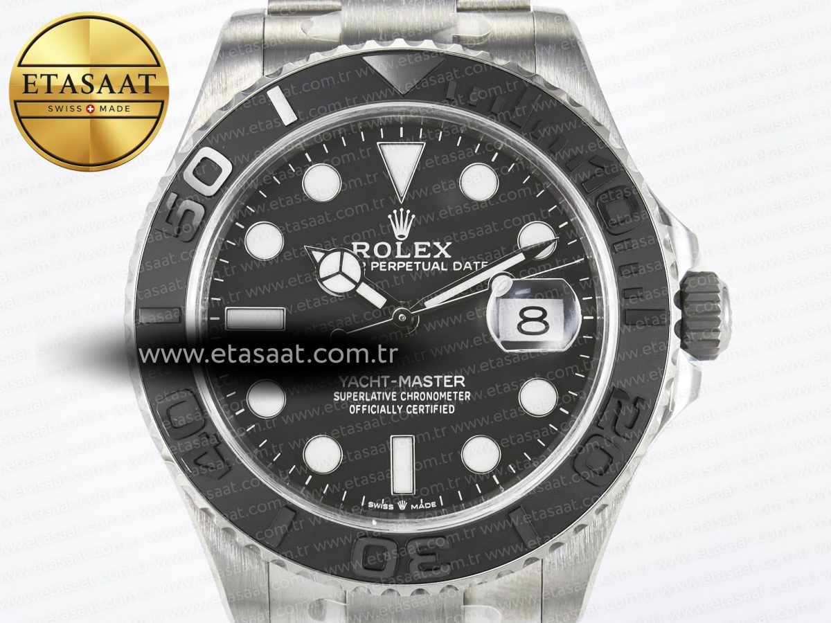 Rolex Yacht-Master 226627 Black Dial on Titanium Bracelet VR3235 - Görsel 5