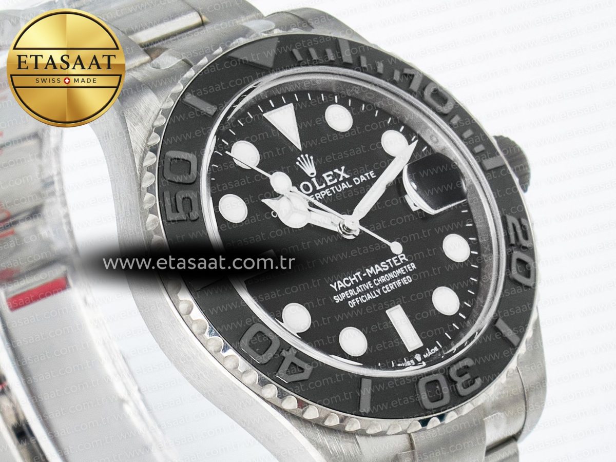 Rolex Yacht-Master 226627 Black Dial on Titanium Bracelet VR3235 - Görsel 6