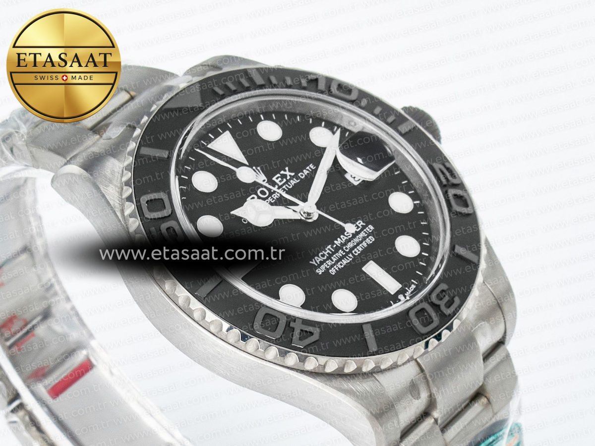 Rolex Yacht-Master 226627 Black Dial on Titanium Bracelet VR3235 - Görsel 8