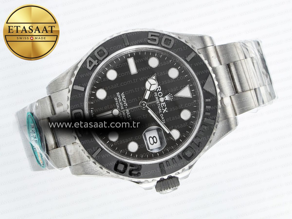Rolex Yacht-Master 226627 Black Dial on Titanium Bracelet VR3235 - Görsel 9