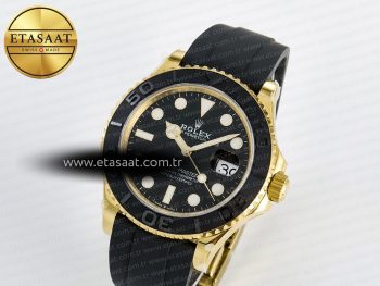 Yacht-Master 226658 Gain Weight QF 1:1 Best Edition Black Dial On Oysterflex Strap VR3235