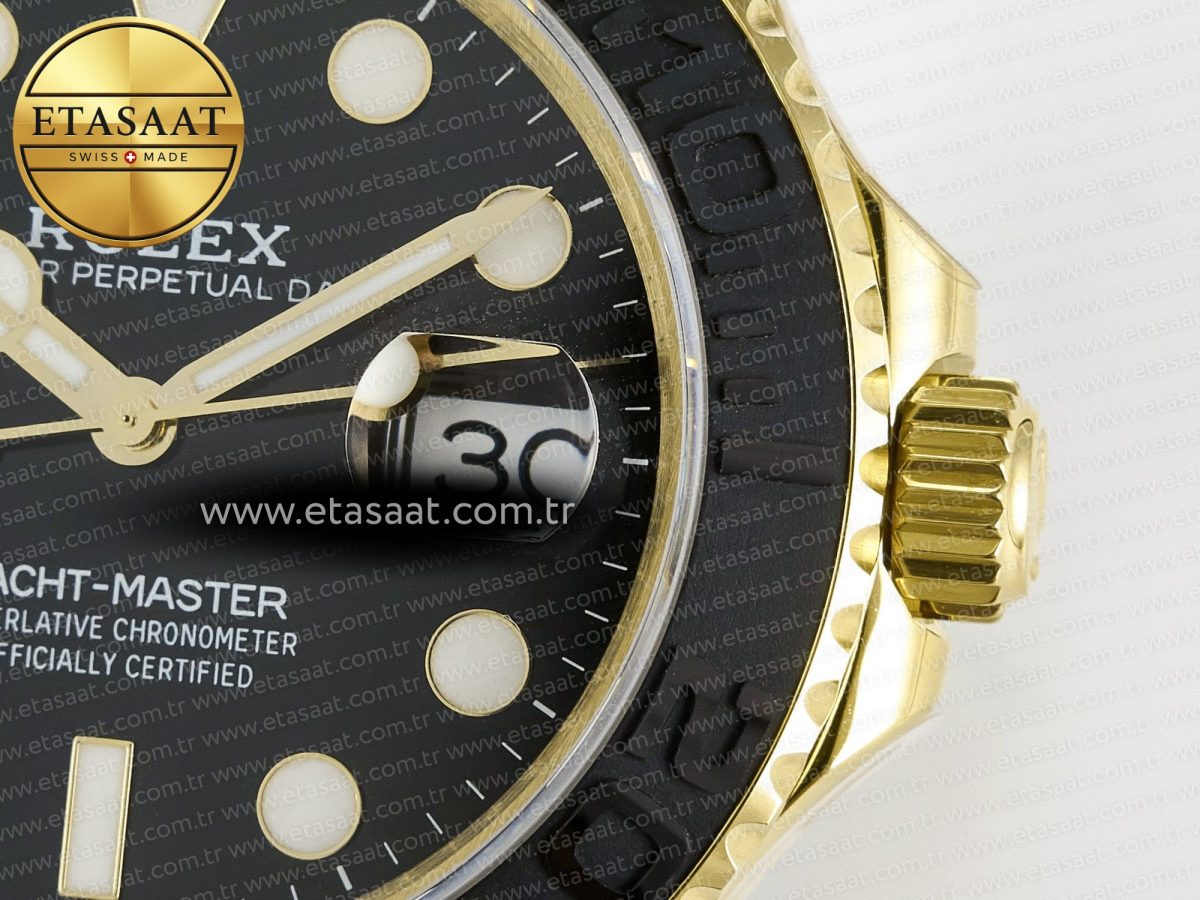 Yacht-Master 226658 Gain Weight QF 1:1 Best Edition Black Dial On Oysterflex Strap VR3235 - Görsel 12