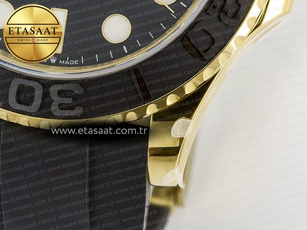 Yacht-Master 226658 Gain Weight QF 1:1 Best Edition Black Dial On Oysterflex Strap VR3235 - Görsel 14