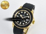 Yacht-Master 226658 Gain Weight QF 1:1 Best Edition Black Dial On Oysterflex Strap VR3235 - Görsel 2
