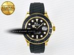 Yacht-Master 226658 Gain Weight QF 1:1 Best Edition Black Dial On Oysterflex Strap VR3235 - Görsel 4
